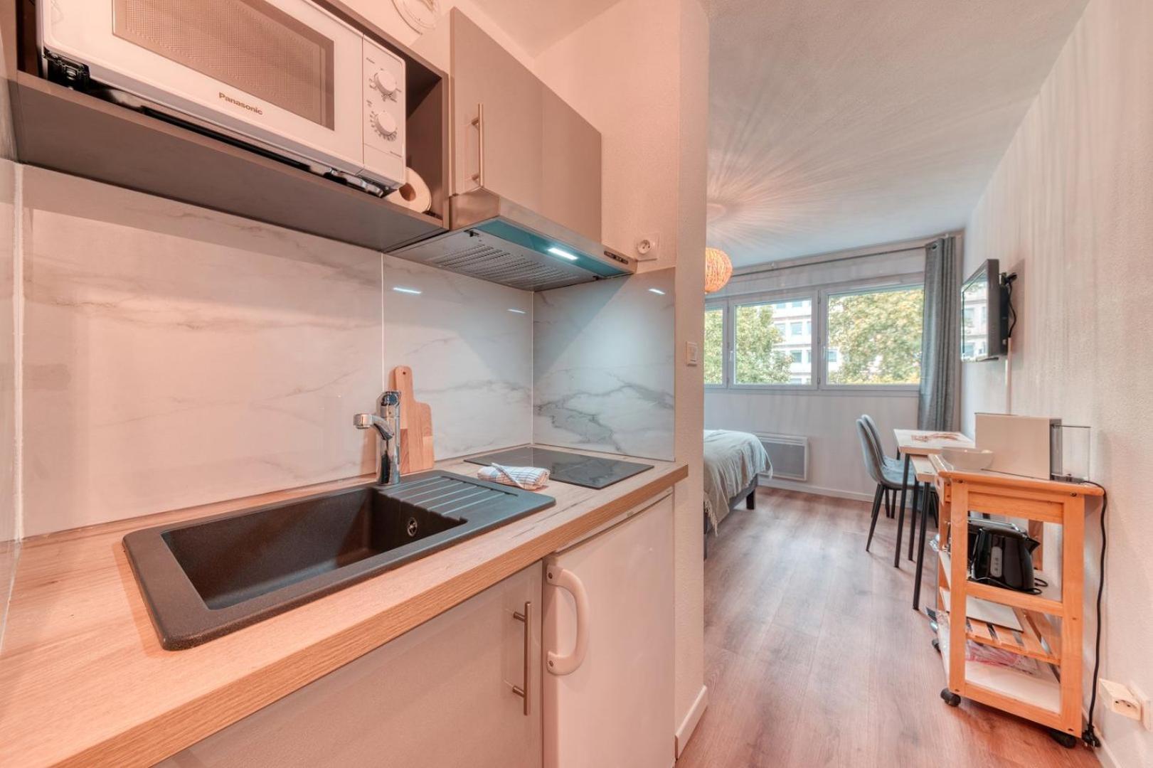 Appartamento Guestready - Superbe Studio Part Dieu Lione Esterno foto